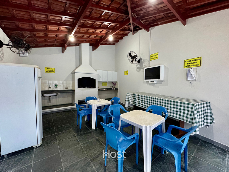 Ap Central com Ar Cond. e Piscina no Condomínio