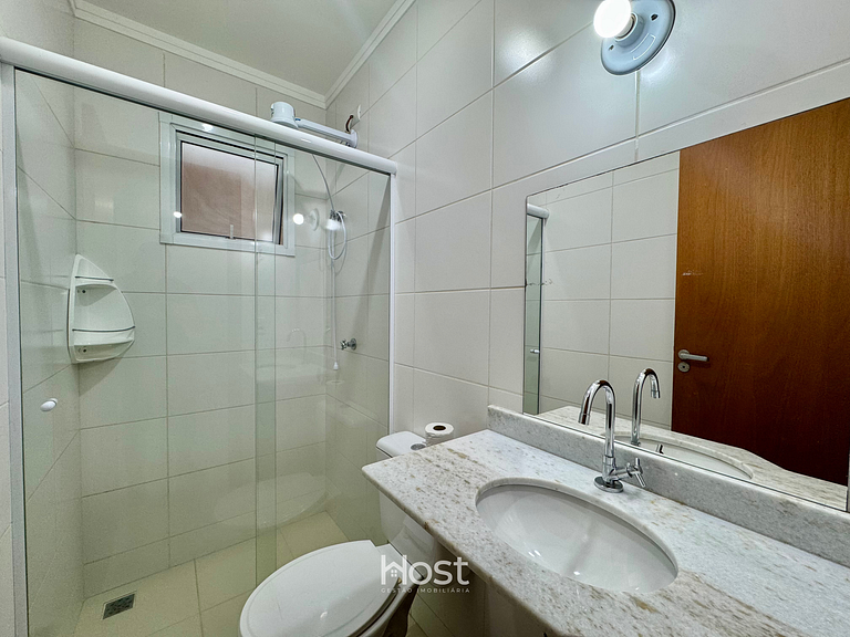 Ap c/ Piscina | Churrasqueira | 500m da praia