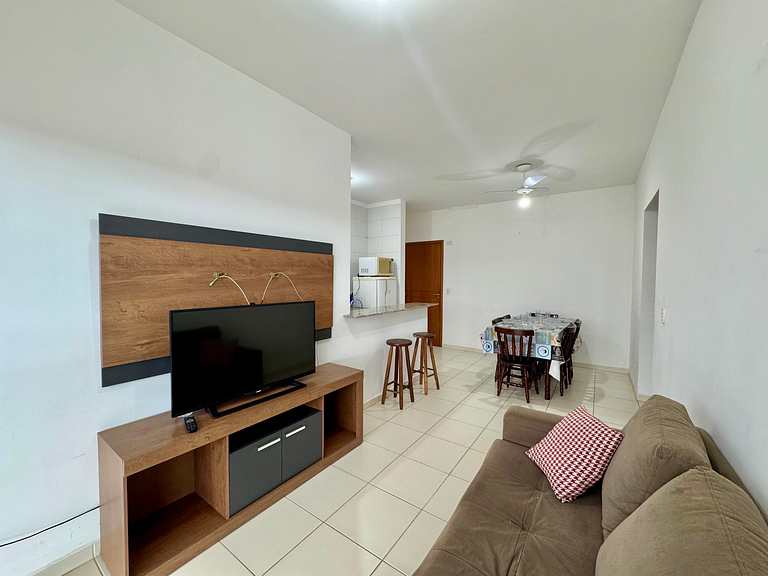 Ap c/ Piscina | Churrasqueira | 500m da praia