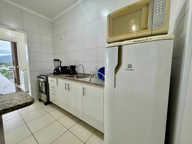 Ap c/ Piscina | Churrasqueira | 500m da praia