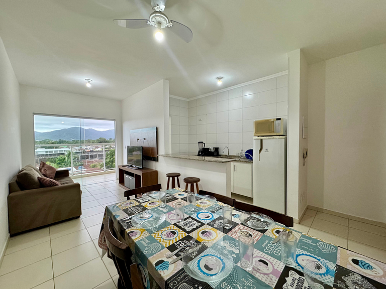 Ap c/ Piscina | Churrasqueira | 500m da praia