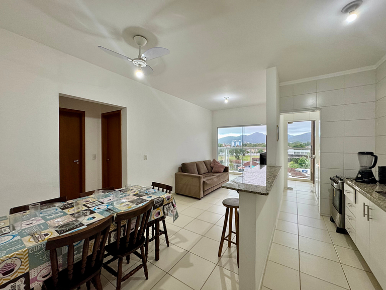 Ap c/ Piscina | Churrasqueira | 500m da praia