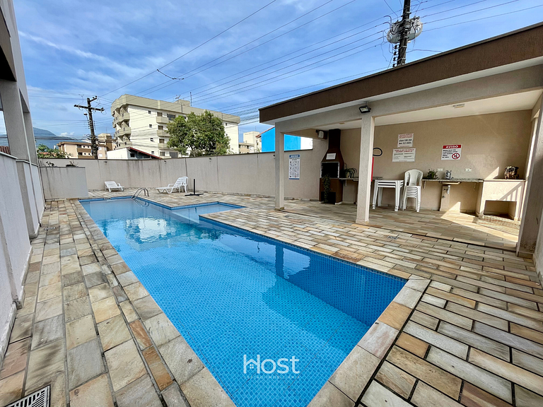 Ap c/ Piscina | Churrasqueira | 500m da praia