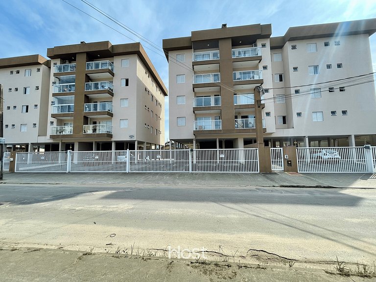 Ap c/ Piscina | Churrasqueira | 500m da praia