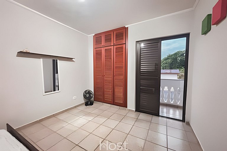 Ap com Piscina | Churrasqueira | 550m da Praia