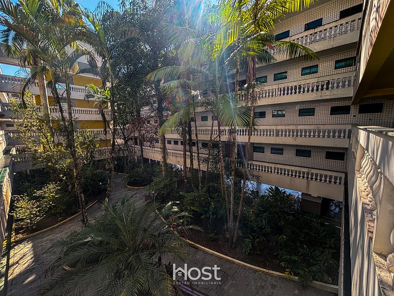 Ap com Piscina | Churrasqueira | 550m da Praia