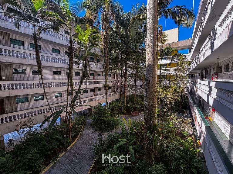 Ap com Piscina | Churrasqueira | 550m da Praia