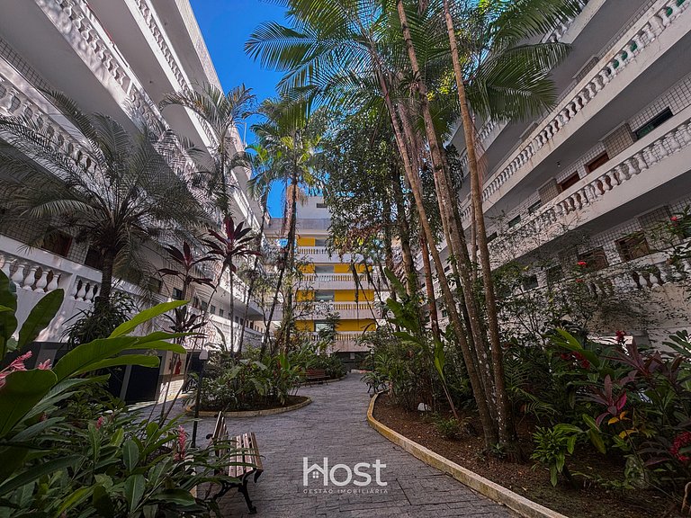 Ap com Piscina | Churrasqueira | 550m da Praia