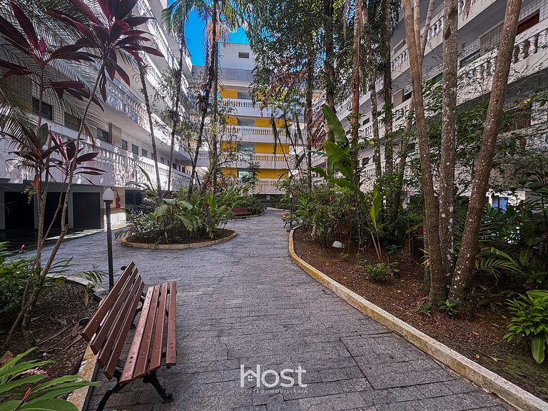 Ap com Piscina | Churrasqueira | 550m da Praia