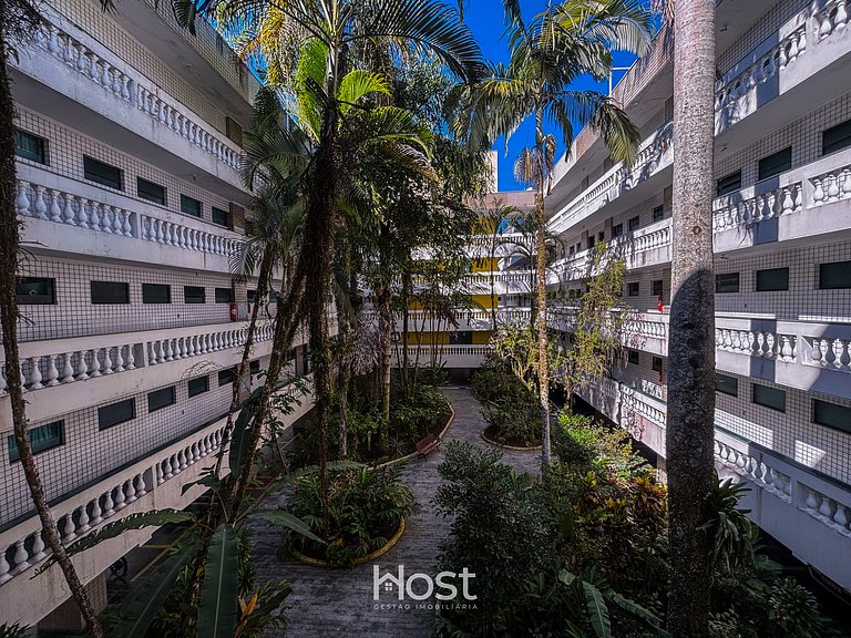 Ap com Piscina | Churrasqueira | 550m da Praia