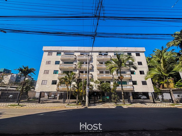 Ap com Piscina | Churrasqueira | 550m da Praia