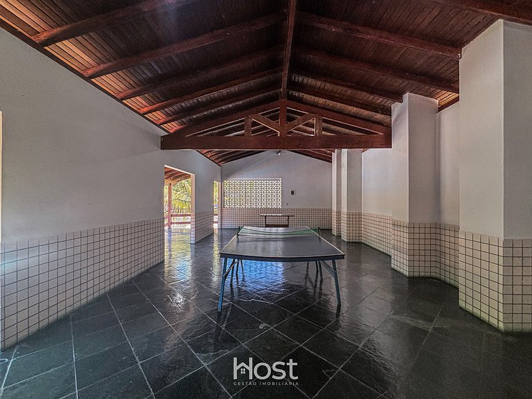 Ap com Piscina | Churrasqueira | 550m da Praia