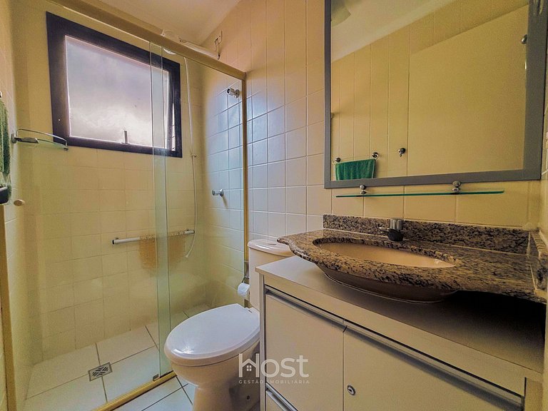 Ap c/ AC | Piscina | Churrasq | 200m Praia Grande