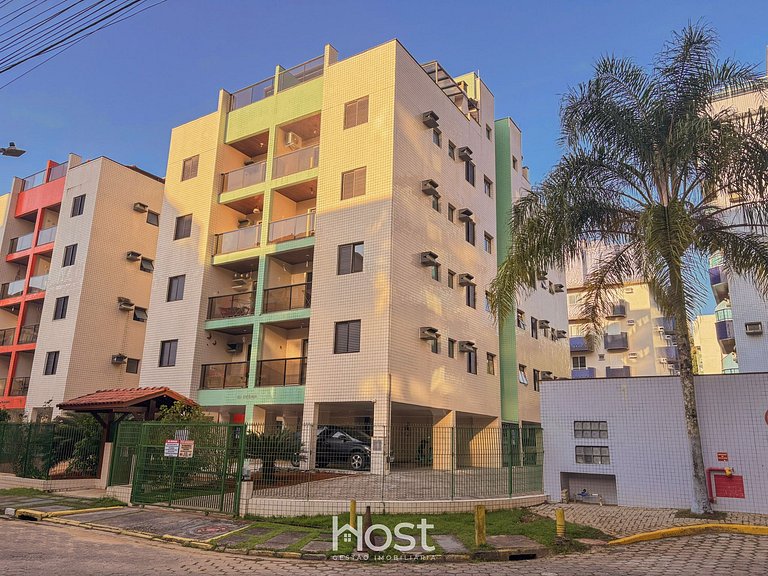 Ap c/ AC | Piscina | Churrasq | 200m Praia Grande