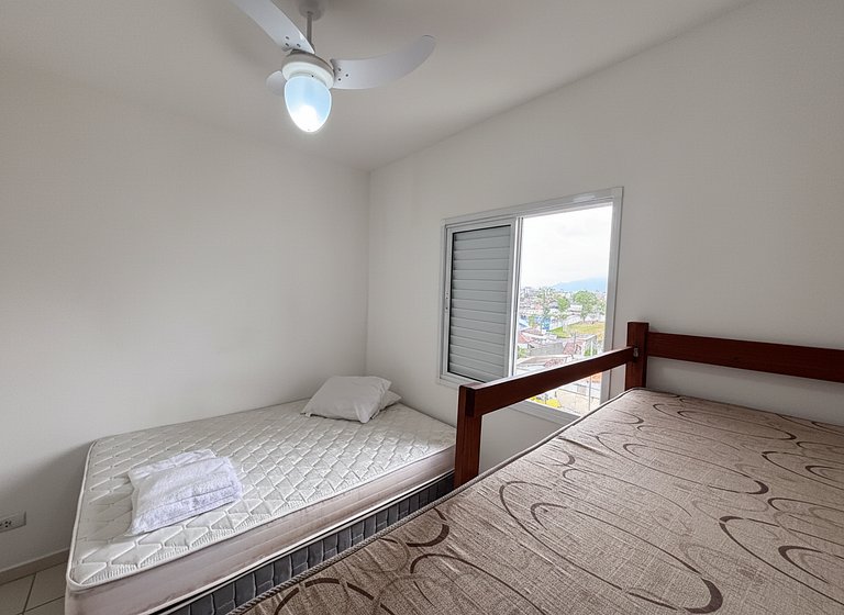 Ap c/ Piscina | Churrasqueira | 500m da praia