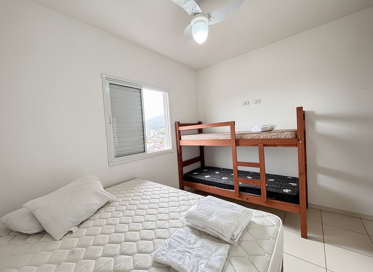 Ap c/ Piscina | Churrasqueira | 500m da praia