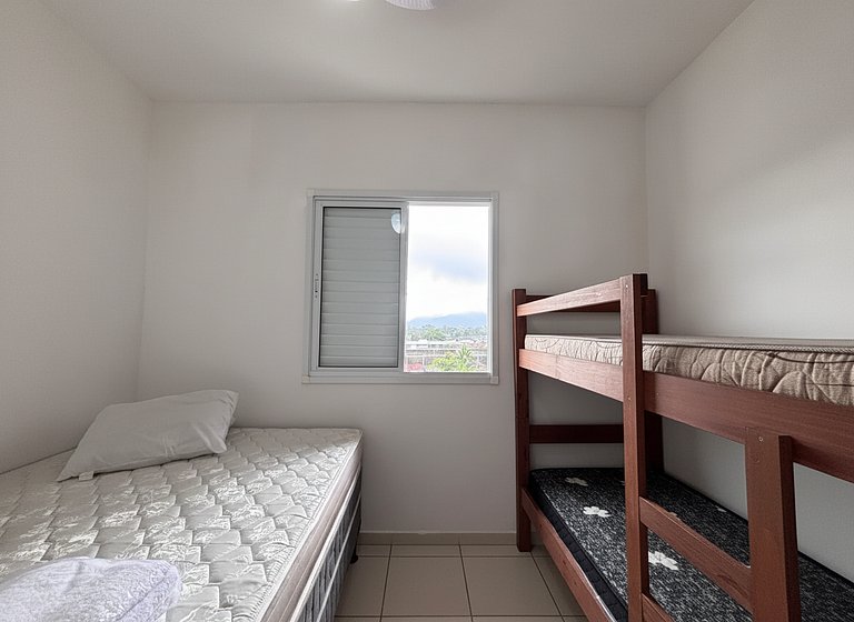 Ap c/ Piscina | Churrasqueira | 500m da praia