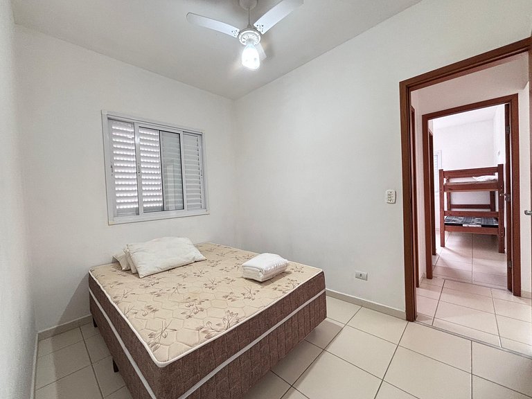 Ap c/ Piscina | Churrasqueira | 500m da praia